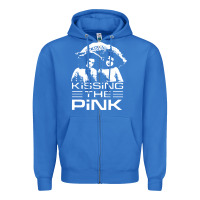 True Royal gift for men kissing the pink Zipper Hoodie - linhVisuals