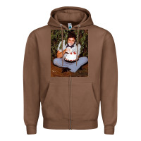 Chestnut johnny cash eating cake in a bush Zipper Hoodie - linhVisuals