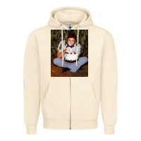 Sandshell johnny cash eating cake in a bush Zipper Hoodie - linhVisuals