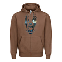 Chestnut unsc Zipper Hoodie - linhVisuals
