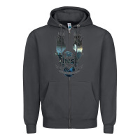 Smoke unsc Zipper Hoodie - linhVisuals