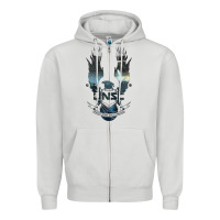 Dove Grey unsc Zipper Hoodie - linhVisuals