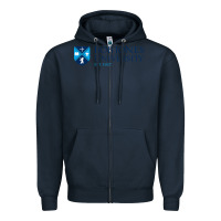 Navy bob jones university, greenville Zipper Hoodie - linhVisuals