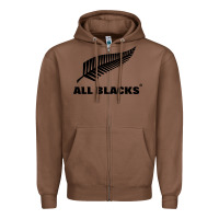 Chestnut New Zealand Color Are Blacks Zipper Hoodie - linhVisuals