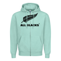 Seafoam New Zealand Color Are Blacks Zipper Hoodie - linhVisuals