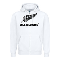White New Zealand Color Are Blacks Zipper Hoodie - linhVisuals