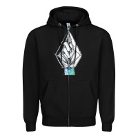 Black volcom Zipper Hoodie - linhVisuals