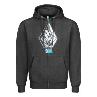 Charcoal Heather volcom Zipper Hoodie - linhVisuals