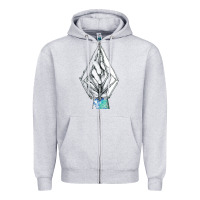 Heather Grey volcom Zipper Hoodie - linhVisuals