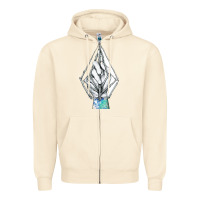 Sandshell volcom Zipper Hoodie - linhVisuals