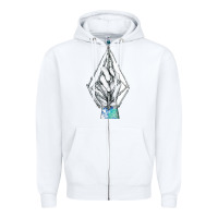 White volcom Zipper Hoodie - linhVisuals