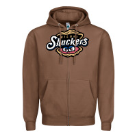 Chestnut biloxi shuckers Zipper Hoodie - linhVisuals