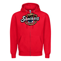 Red biloxi shuckers Zipper Hoodie - linhVisuals