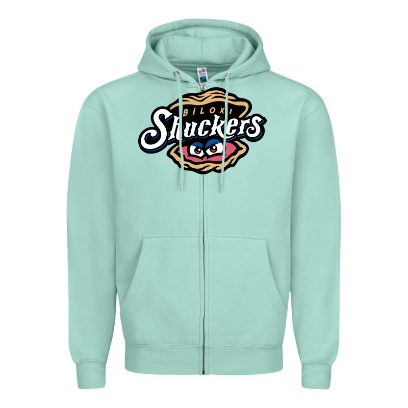 Biloxi Shuckers Zipper Hoodie by linhVisuals | Teevron