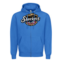 True Royal biloxi shuckers Zipper Hoodie - linhVisuals