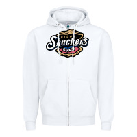 White biloxi shuckers Zipper Hoodie - linhVisuals