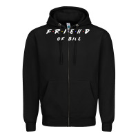 Black friend of bill aa tv parody graphic shirt Zipper Hoodie - linhVisuals