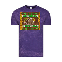 Cloud Purple american football with sunflower tumbler Vintage Tee - BundleAndBundleShop