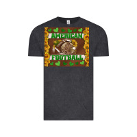 Vintage Black american football with sunflower tumbler Vintage Tee - BundleAndBundleShop