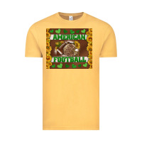 American Football With Sunflower Tumbler Vintage Tee | Teevron