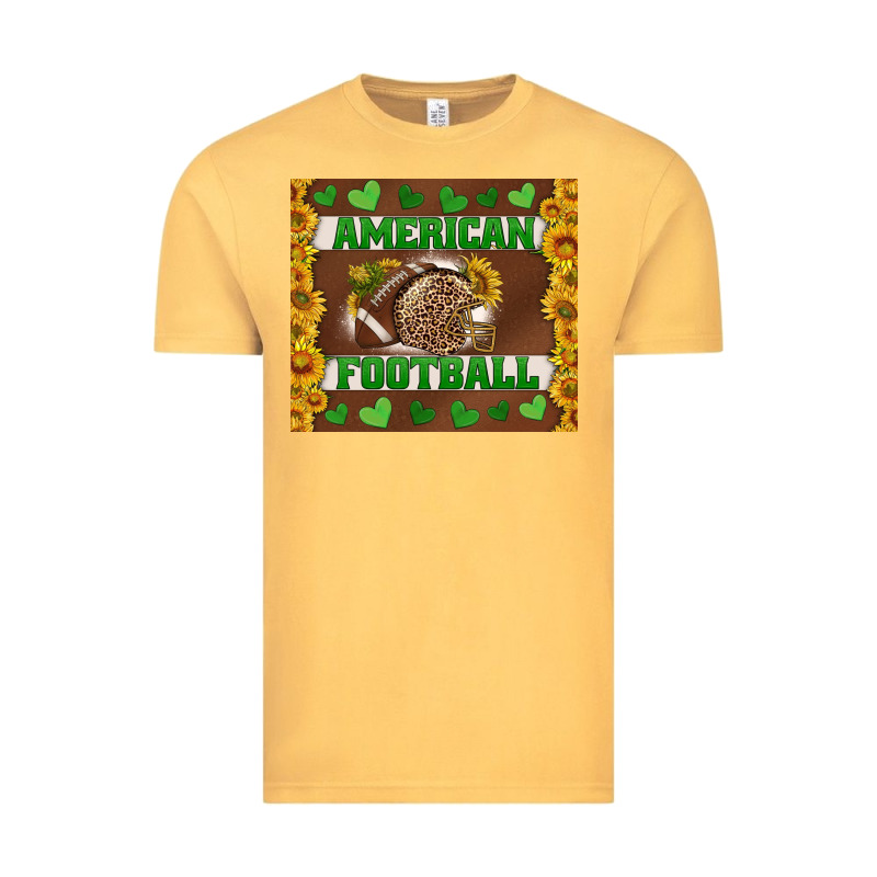 American Football With Sunflower Tumbler Vintage Tee by BundleAndBundleShop | Teevron