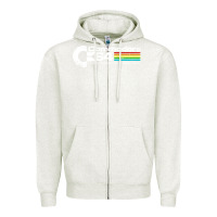 Oatmeal Heather #commodore 64 Zipper Hoodie - linhVisuals