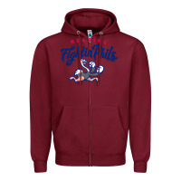 Burgundy reading fightin phils Zipper Hoodie - linhVisuals
