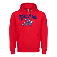 Red reading fightin phils Zipper Hoodie - linhVisuals