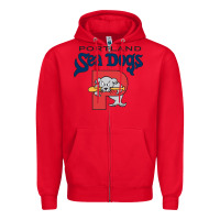 Red sea dogs team Zipper Hoodie - linhVisuals