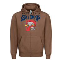 Chestnut sea dogs team Zipper Hoodie - linhVisuals