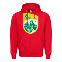 Red kerry  gaa Zipper Hoodie - linhVisuals