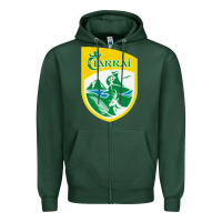 Sports Green kerry  gaa Zipper Hoodie - linhVisuals