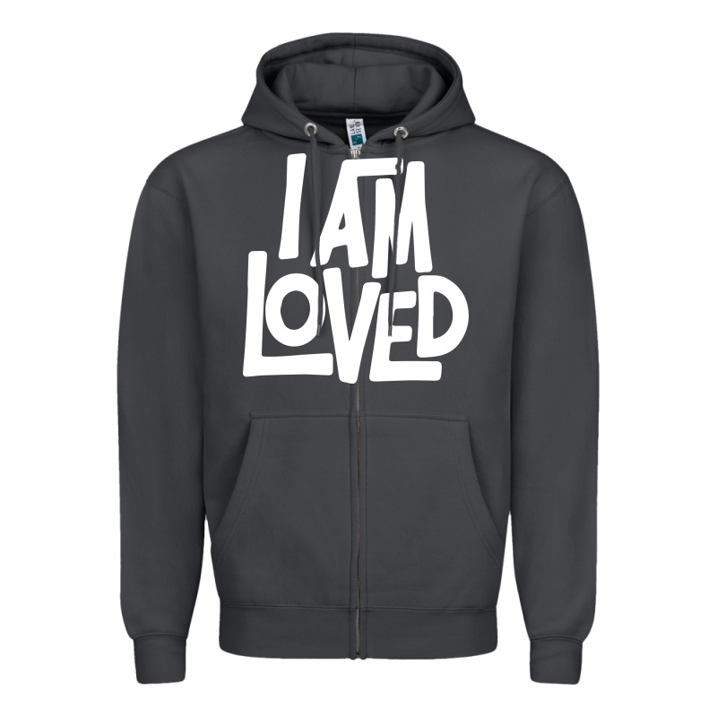 I Am Loved Zipper Hoodie by linhVisuals | Teevron