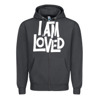 Smoke i am loved Zipper Hoodie - linhVisuals