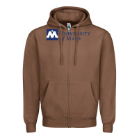 Chestnut University of Mary, Apparel Zipper Hoodie - linhVisuals