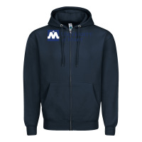 Navy University of Mary, Apparel Zipper Hoodie - linhVisuals