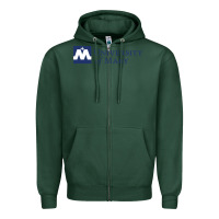 Sports Green University of Mary, Apparel Zipper Hoodie - linhVisuals