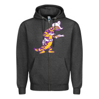 Charcoal Heather eac-arizona-gila monsters Zipper Hoodie - linhVisuals