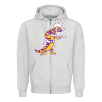 Dove Grey eac-arizona-gila monsters Zipper Hoodie - linhVisuals