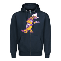 Navy eac-arizona-gila monsters Zipper Hoodie - linhVisuals