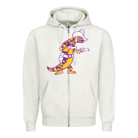 Oatmeal Heather eac-arizona-gila monsters Zipper Hoodie - linhVisuals