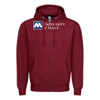 University Of Mary, Apparel Zipper Hoodie | Teevron
