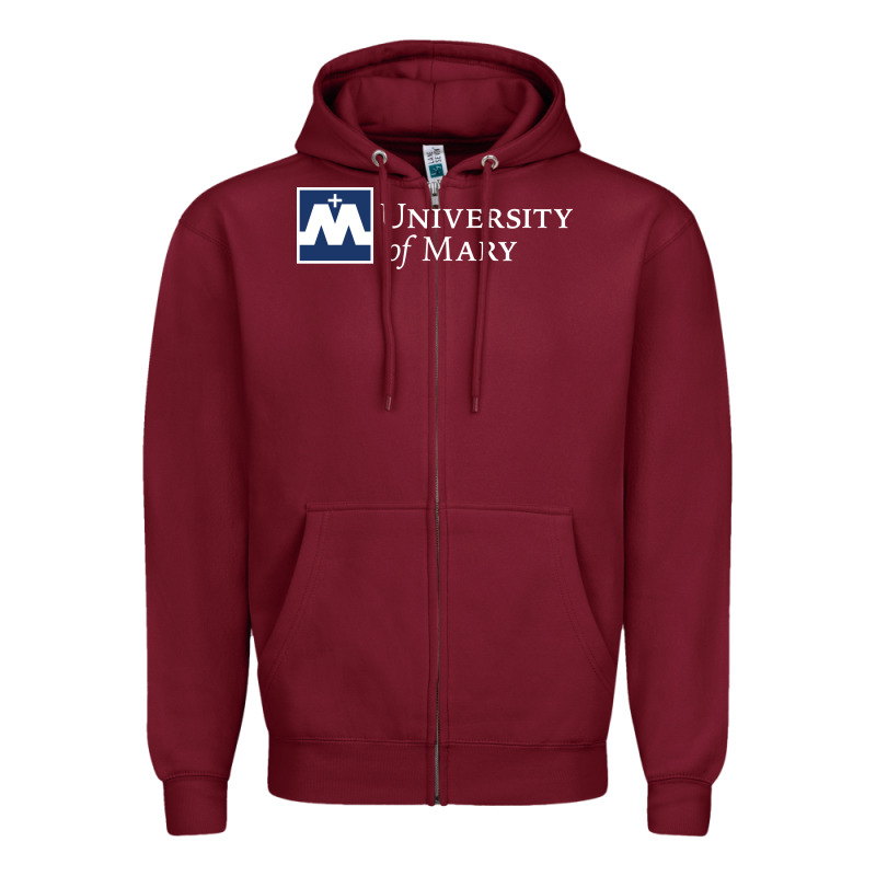 University Of Mary, Apparel Zipper Hoodie by linhVisuals | Teevron