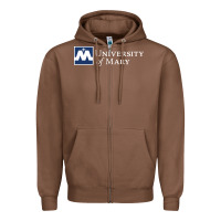 Chestnut University of Mary, Apparel Zipper Hoodie - linhVisuals
