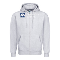 Heather Grey University of Mary, Apparel Zipper Hoodie - linhVisuals
