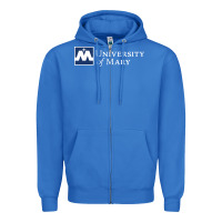 True Royal University of Mary, Apparel Zipper Hoodie - linhVisuals