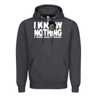 Smoke i know nothing Zipper Hoodie - linhVisuals