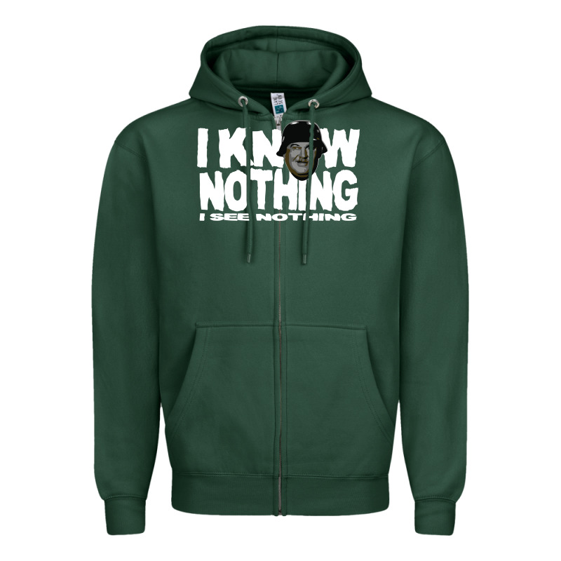 I Know Nothing Zipper Hoodie by linhVisuals | Teevron