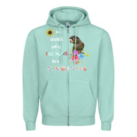 Seafoam funny be a green cheek conure parrot bird mom mother sweatshirt Zipper Hoodie - linhVisuals