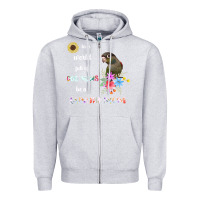 Heather Grey funny be a green cheek conure parrot bird mom mother sweatshirt Zipper Hoodie - linhVisuals
